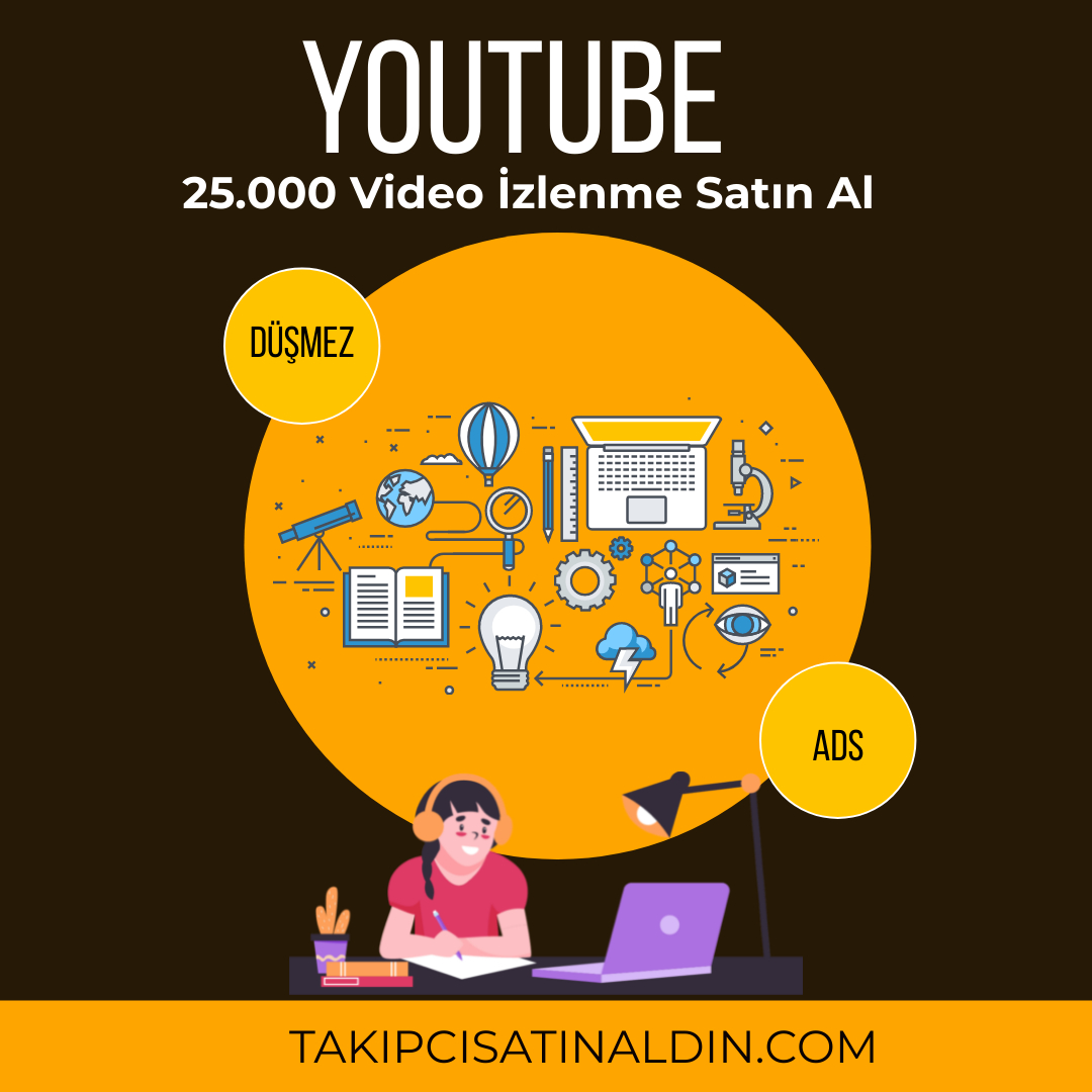 YouTube Videolarınızda %100 Organik 25.000 İzlenme