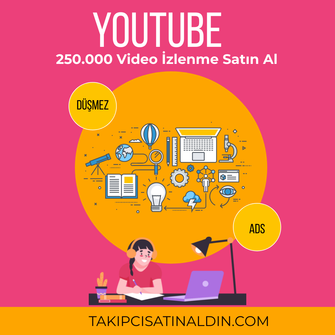YouTube Videolarınızda %100 Organik 250.000 İzlenme