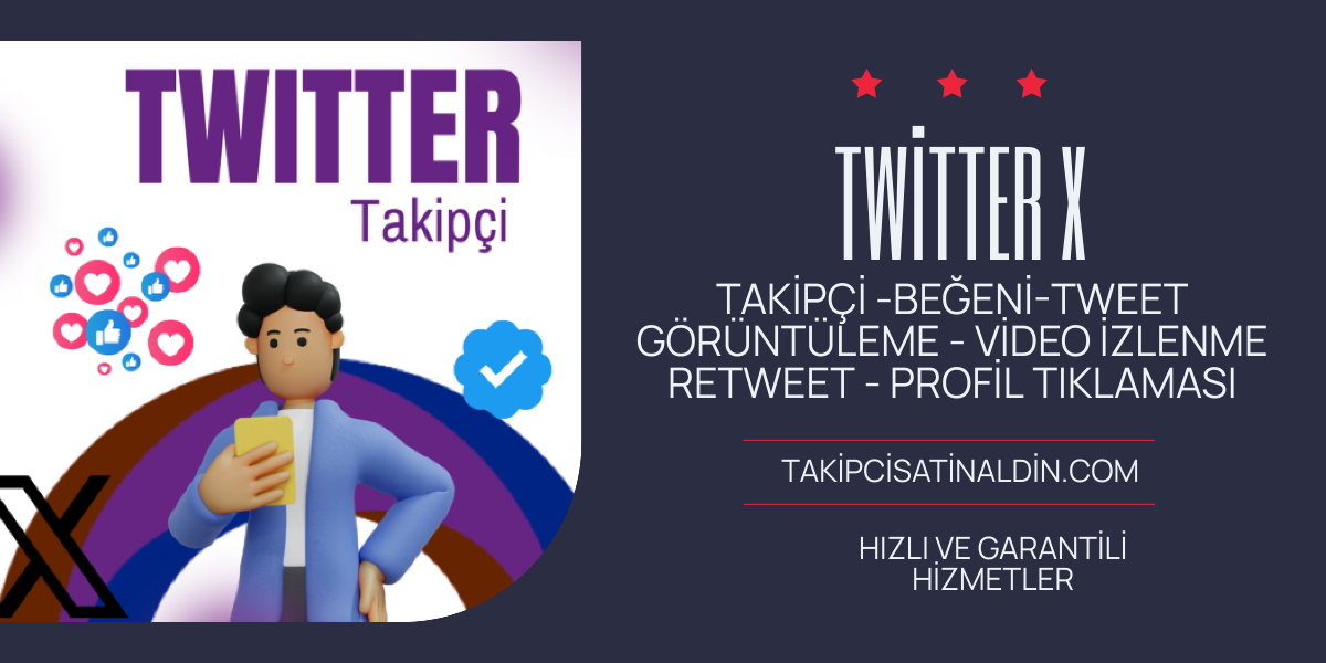 Twitter X Takipçi Beğeni Retweet Satın Al
