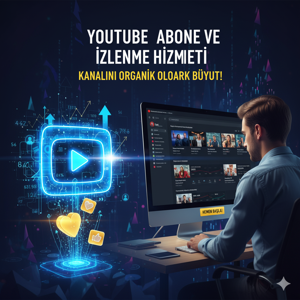 YouTube Abone ve İzlenme Hizmeti: Kanalınızı Organik Olarak Büyütün